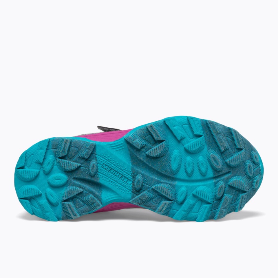 بيج كيدز موآب سبيد منخفض مكيف مقاوم للماء ميريل رمادي فضي فيروزي