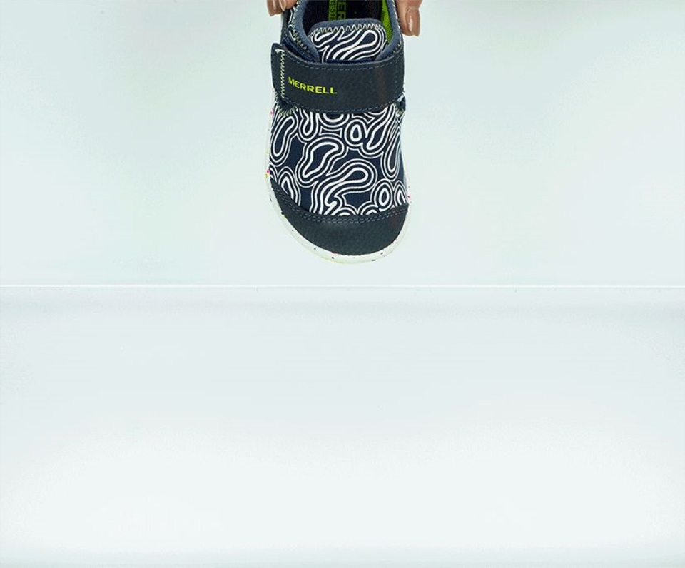 ليتل كيدز بير ستيبس & ريج إتش تو أو كروما حذاء رياضي ميريل بيري ترك