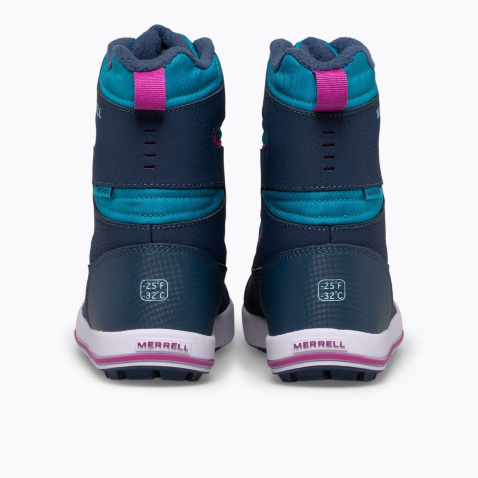 حذاء طفل صغير على شكل بنك ثلجي 3.0 ميريل كحلي فيروزي