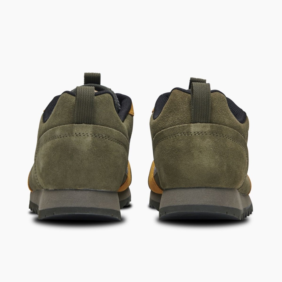 حذاء سنيكرز جبال الألب للرجال بحبل زيتون ميريل