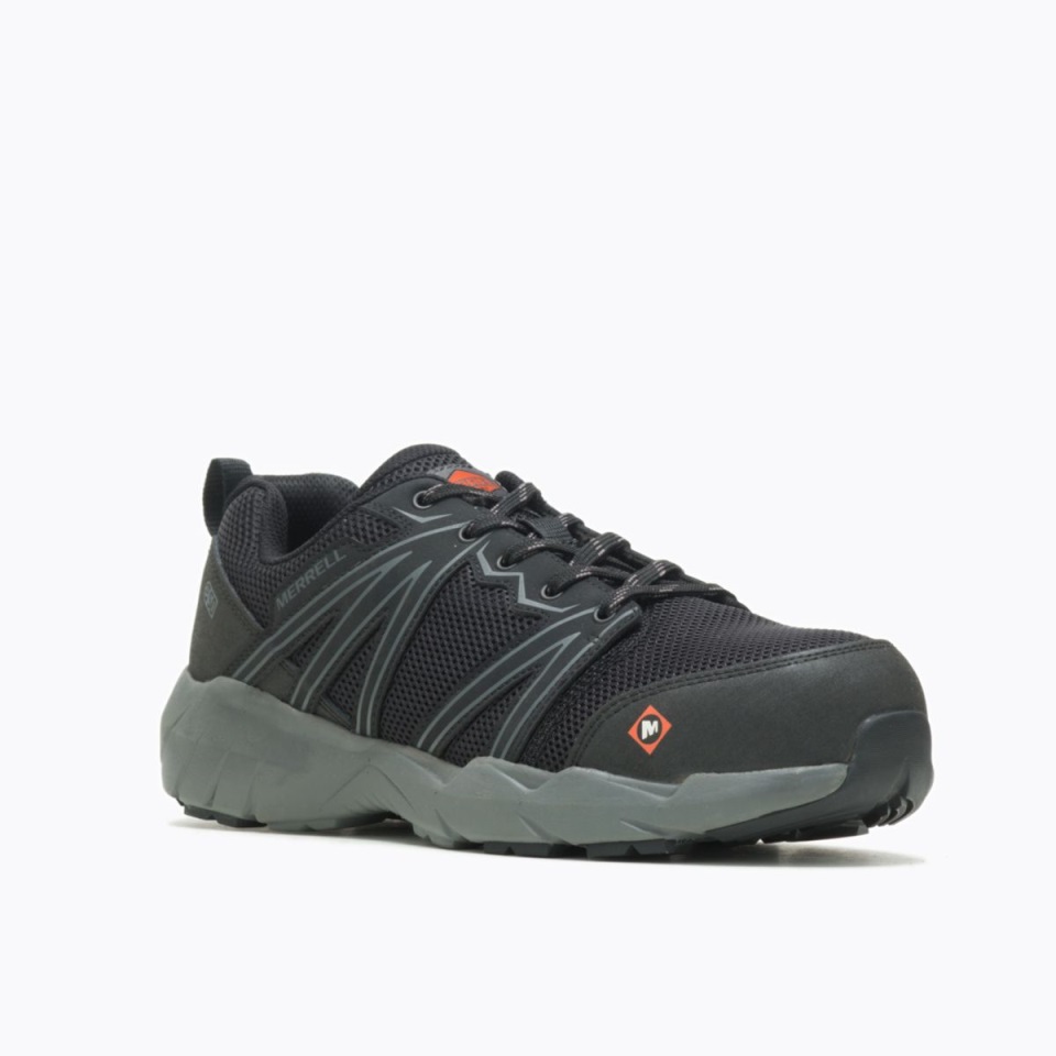 حذاء رجالي Fullbench Superlite مصنوع من خليط معدني Sd + حذاء عمل أسود ميريل