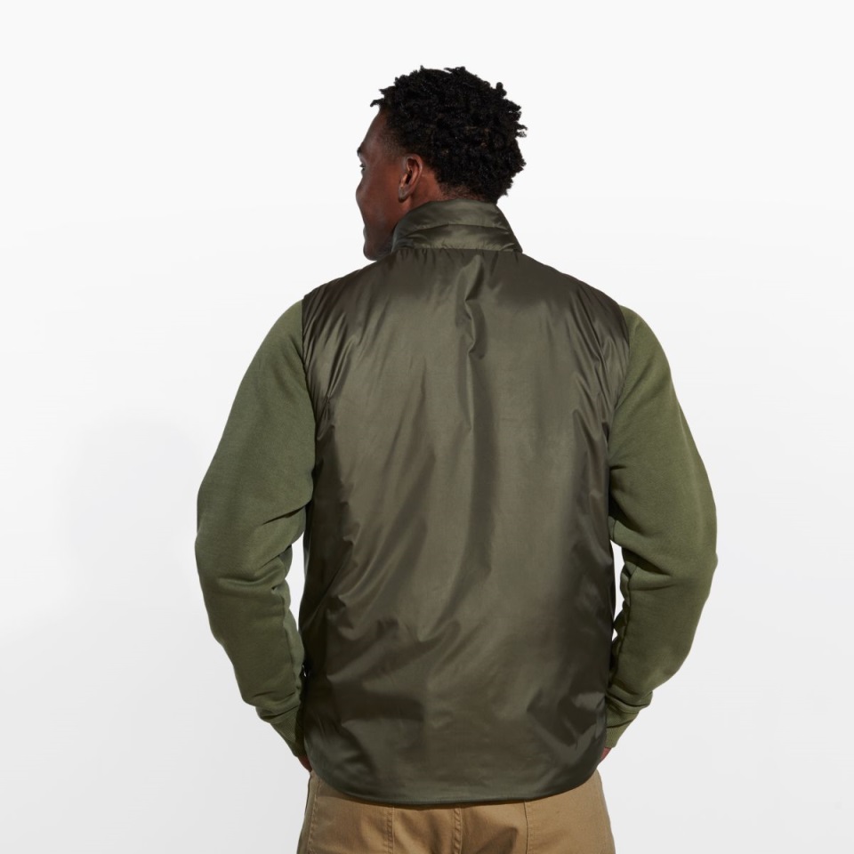 سترة رجالية معزولة جيوتكس مغبرة زيتوني ميريل