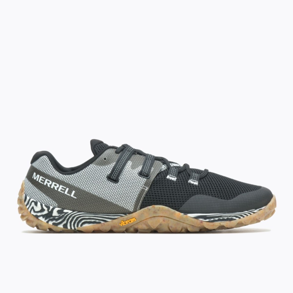 قفاز رجالي درب 6 إيكو صبغ أسود أبيض ميريل