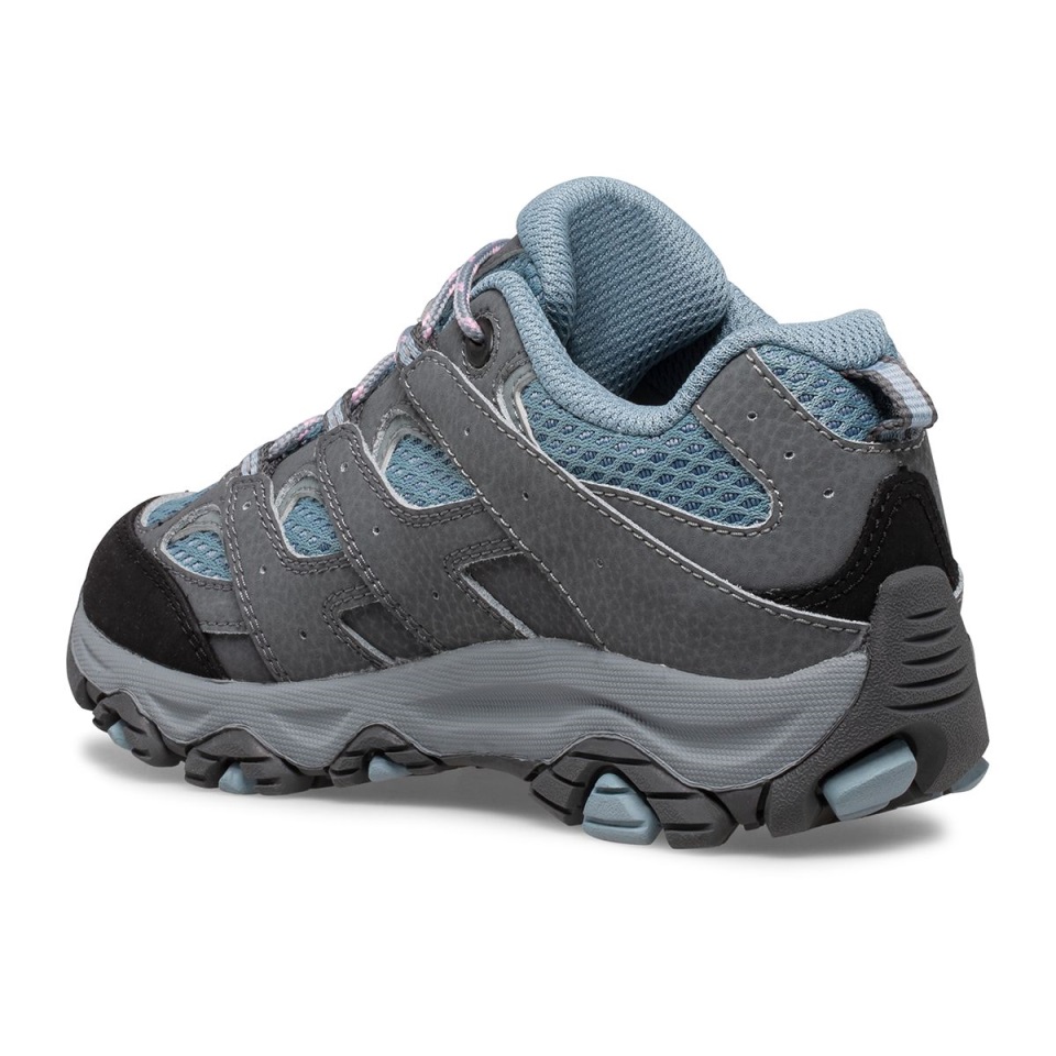 حذاء رياضي Merrell Big Kids Moab 3 منخفض الدانتيل مقاوم للماء على ارتفاع