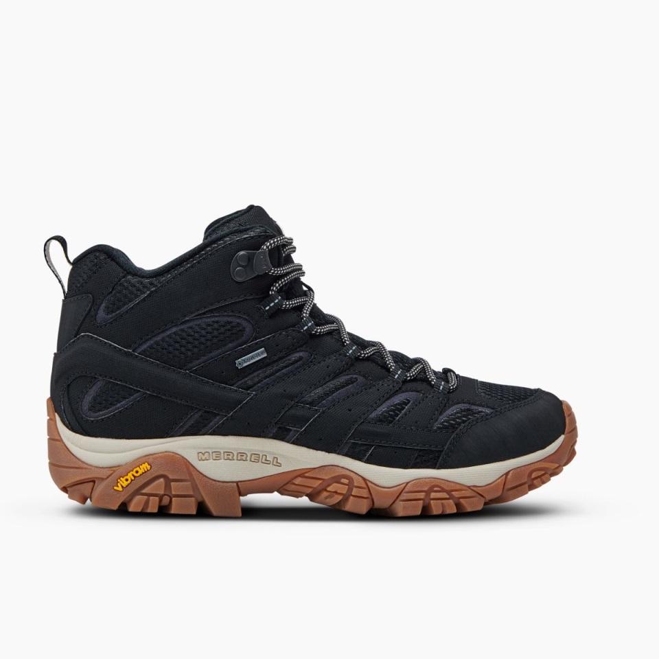 Merrell Black Gum Men's Moab 2 Mid Gore-tex