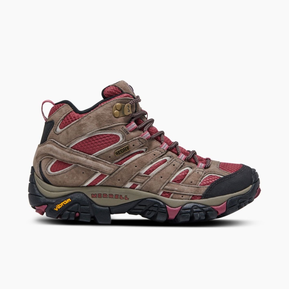 Merrell Boulder Blush للسيدات Moab 2 Mid ضد الماء