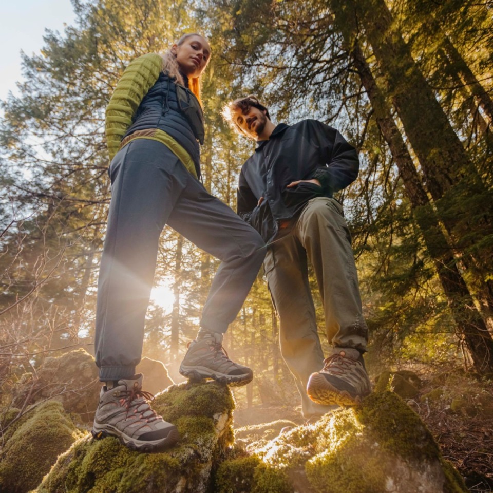حبل بنجي من ميريل للسيدات موآب 3 عرض عريض مقاوم للماء متوسط ​​الحجم