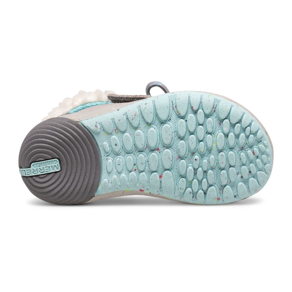 خطوات ميريل العارية للأطفال الصغار & Reg Cocoa Jr. التمهيد الرمادي الفيروز