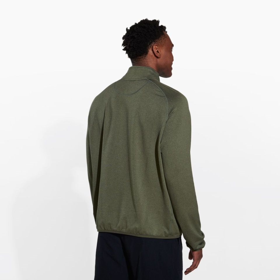 ميريل للرجال جيوتكس 1/4 بسحاب غبار زيتون هيذر