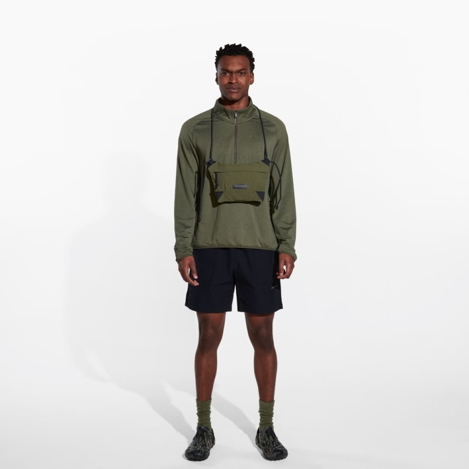 ميريل للرجال جيوتكس 1/4 بسحاب غبار زيتون هيذر