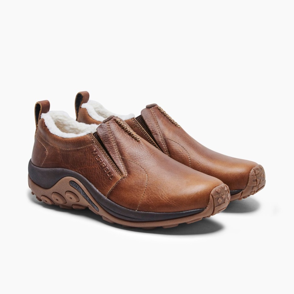 Merrell Men Jungle Moc مصنوع من العنبر المريح