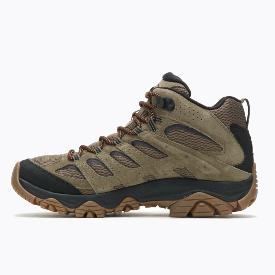 Merrell Men's Moab 3 منتصف مقاوم للماء صمغ الزيتون