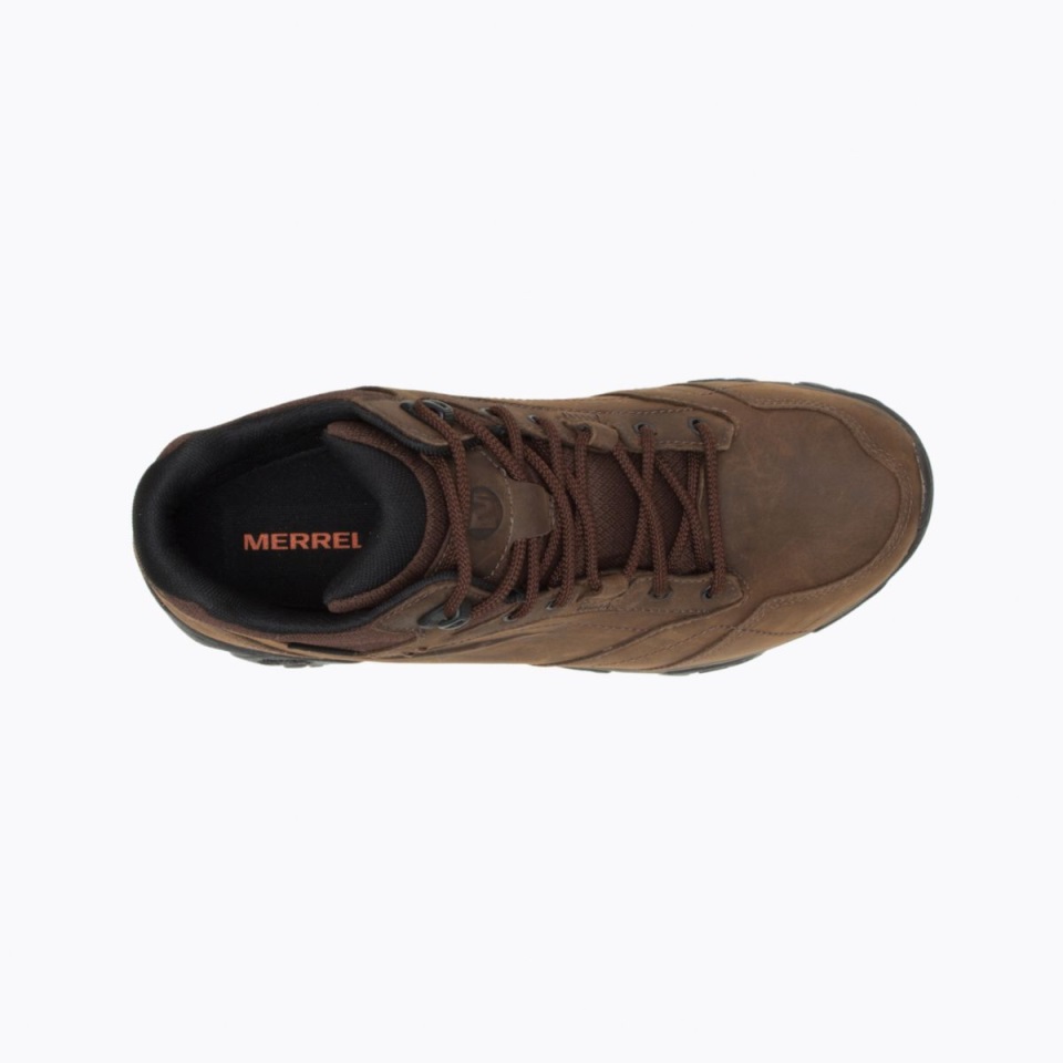 Merrell Men Moab Adventure Mid للماء الظلام الأرض
