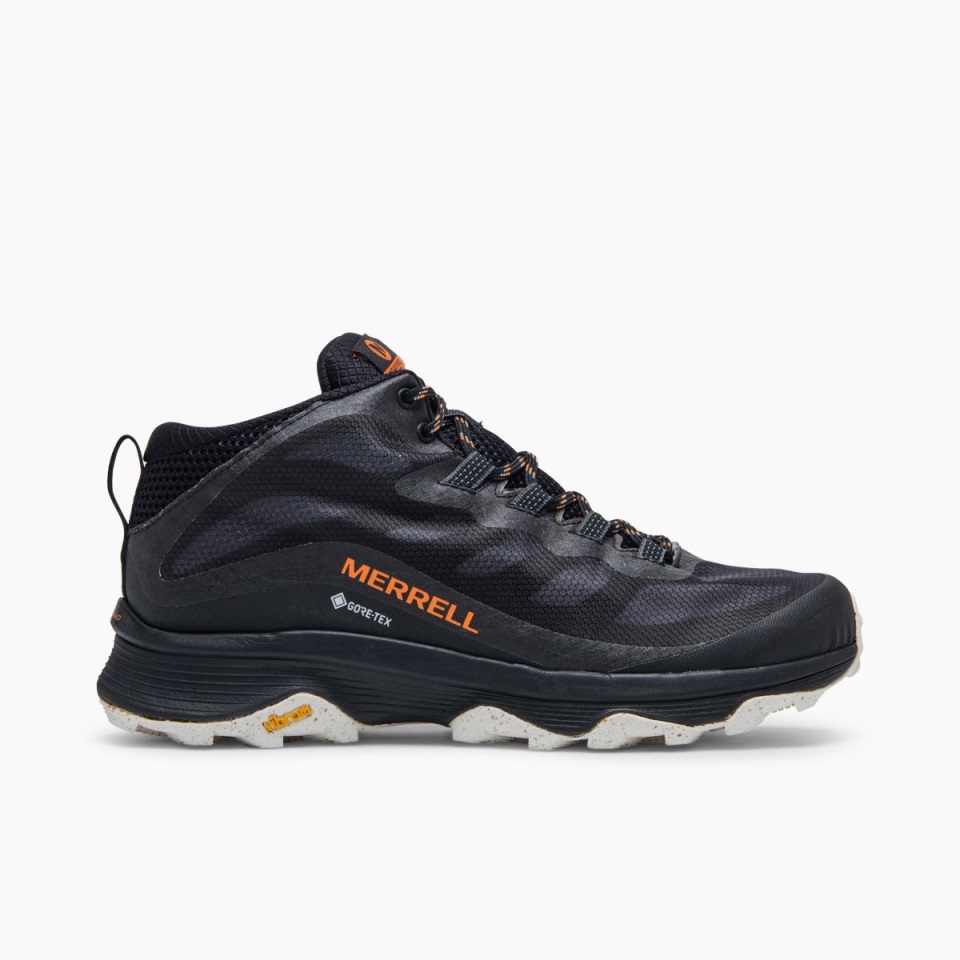 Merrell Men Moab Speed Mid Gore-tex أسود