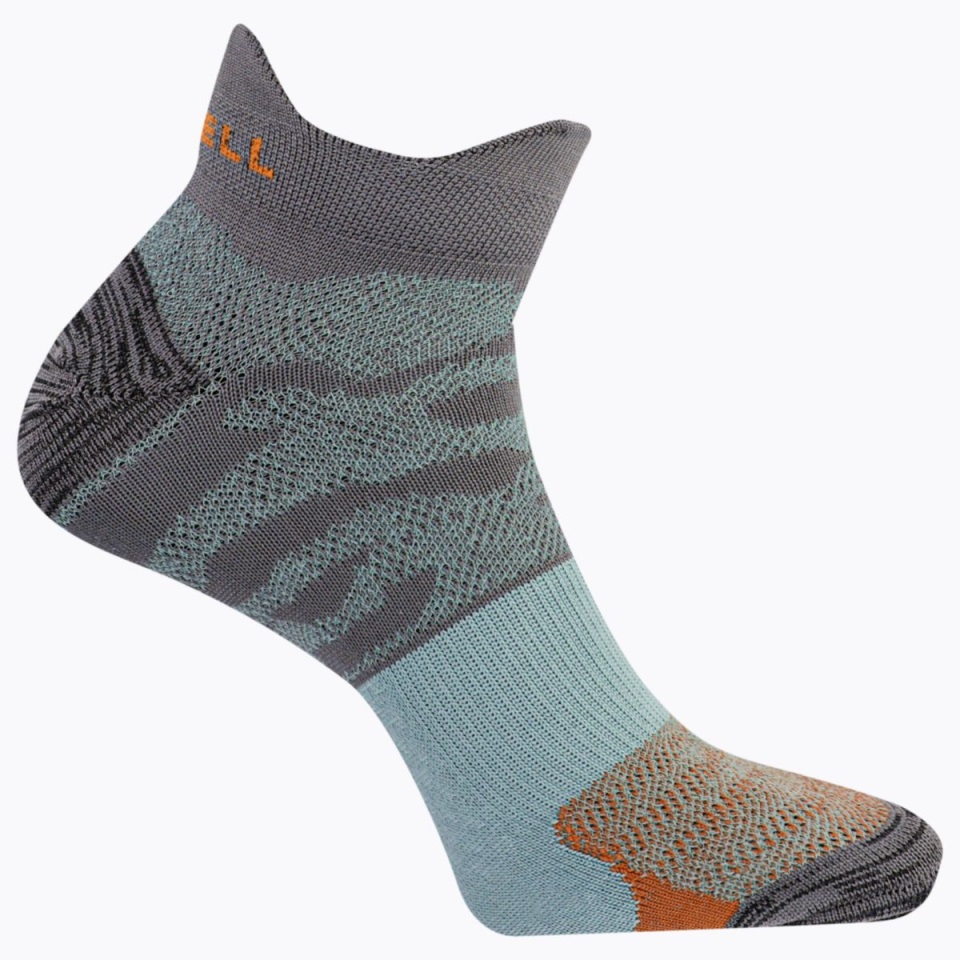 قفاز ميريل تريل جورب بقص منخفض مزدوج بعلامة تجارية LT رمادي