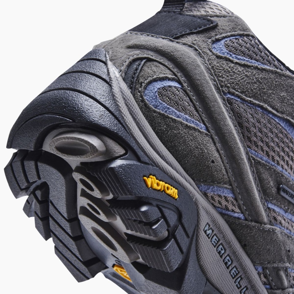 Merrell Women's Moab 2 متوسط ​​عرض عريض مقاوم للماء جرانيت