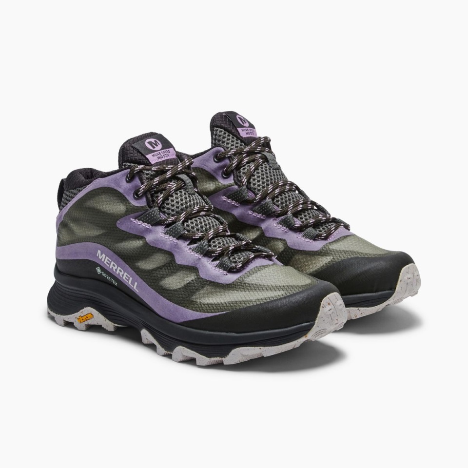 Merrell Women Moab Speed Mid Gore-tex Lichen