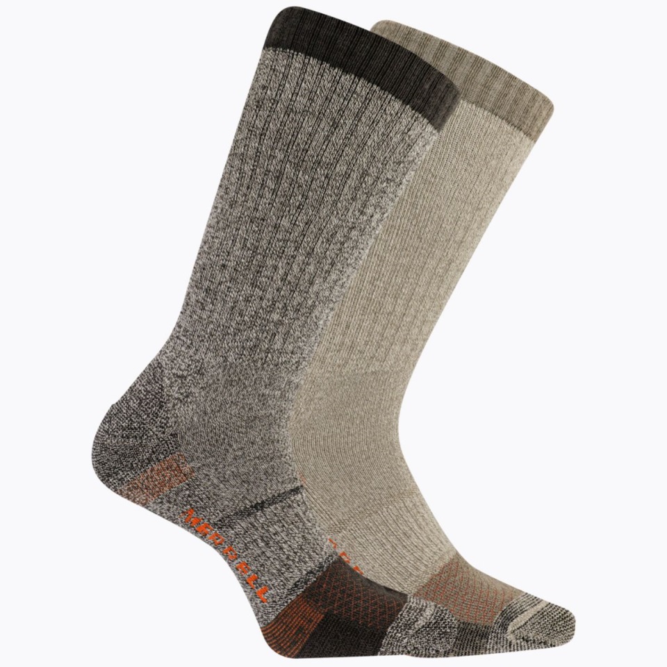 طاقم اصبع القدم الصلب المتين - عبوة من قطعتين باللون البني مثل ميريل