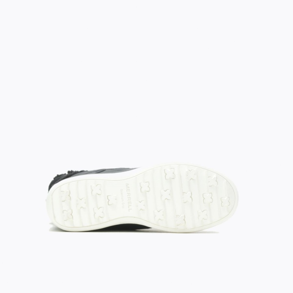 حذاء نسائي رياضي من Snowcreek مقاس متوسط ​​بسحاب قطبي مقاوم للماء أسود من ميريل